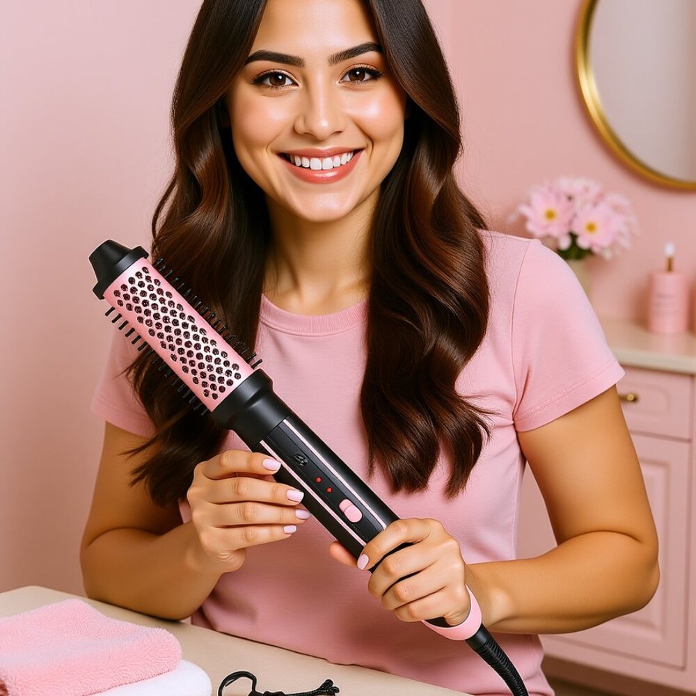 Detachable Ceramic Curling Iron Brush - Picture 3 of 9